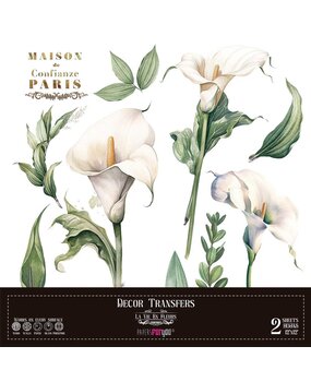 Papers For You Decor Transfers 12x12 Inch Calla Lily (PFY-14789)* Papers For You Decor Transfers 12x12 Inch Calla Lily (PFY-14789)*