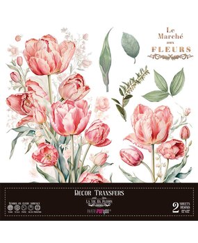 Papers For You Decor Transfers 12x12 Inch Tulips (PFY-14793)* Papers For You Decor Transfers 12x12 Inch Tulips (PFY-14793)*