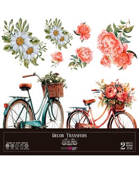 Papers For You Decor Transfers 12x12 Inch Bikes (PFY-14797)* Papers For You Decor Transfers 12x12 Inch Bikes (PFY-14797)*