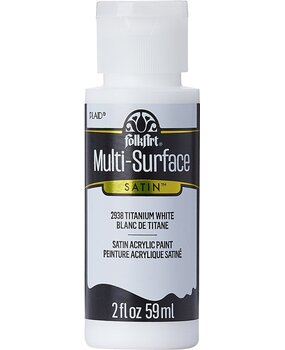 Folkart Multi-Surface Satin Titanium White (2938) Folkart Multi-Surface Satin Titanium White (2938)