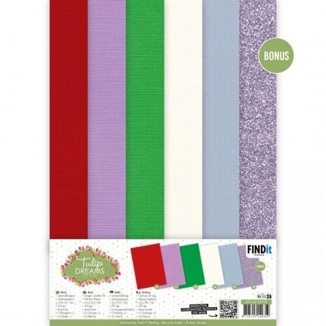 Amy Design Tulip Dreams A4 Linen Cardstock Pack (AD-A4-10035) Amy Design Tulip Dreams A4 Linen Cardstock Pack (AD-A4-10035)