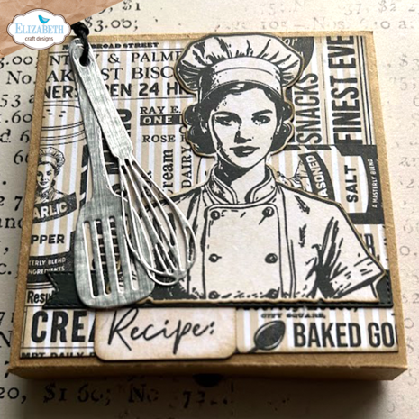 Elizabeth Craft Designs Card Lab Stamp & Dies Let's Cook (CSD395) Elizabeth Craft Designs Card Lab Stamp & Dies Let's Cook (CSD395)