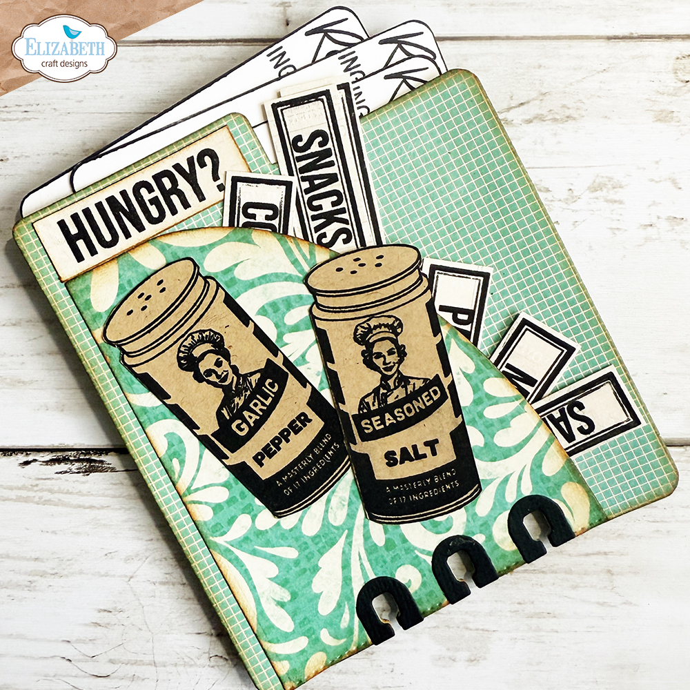 Elizabeth Craft Designs Card Lab A5 Clear Stamps Let's Eat (CS397) Elizabeth Craft Designs Card Lab A5 Clear Stamps Let's Eat (CS397)