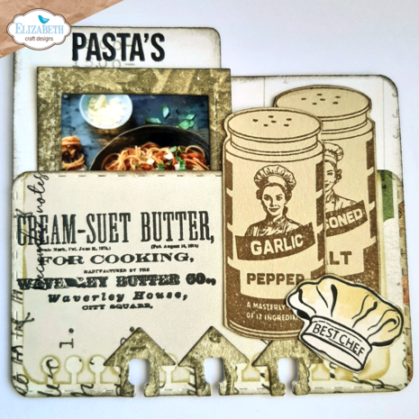 Elizabeth Craft Designs Card Lab A5 Clear Stamps Let's Eat (CS397) Elizabeth Craft Designs Card Lab A5 Clear Stamps Let's Eat (CS397)