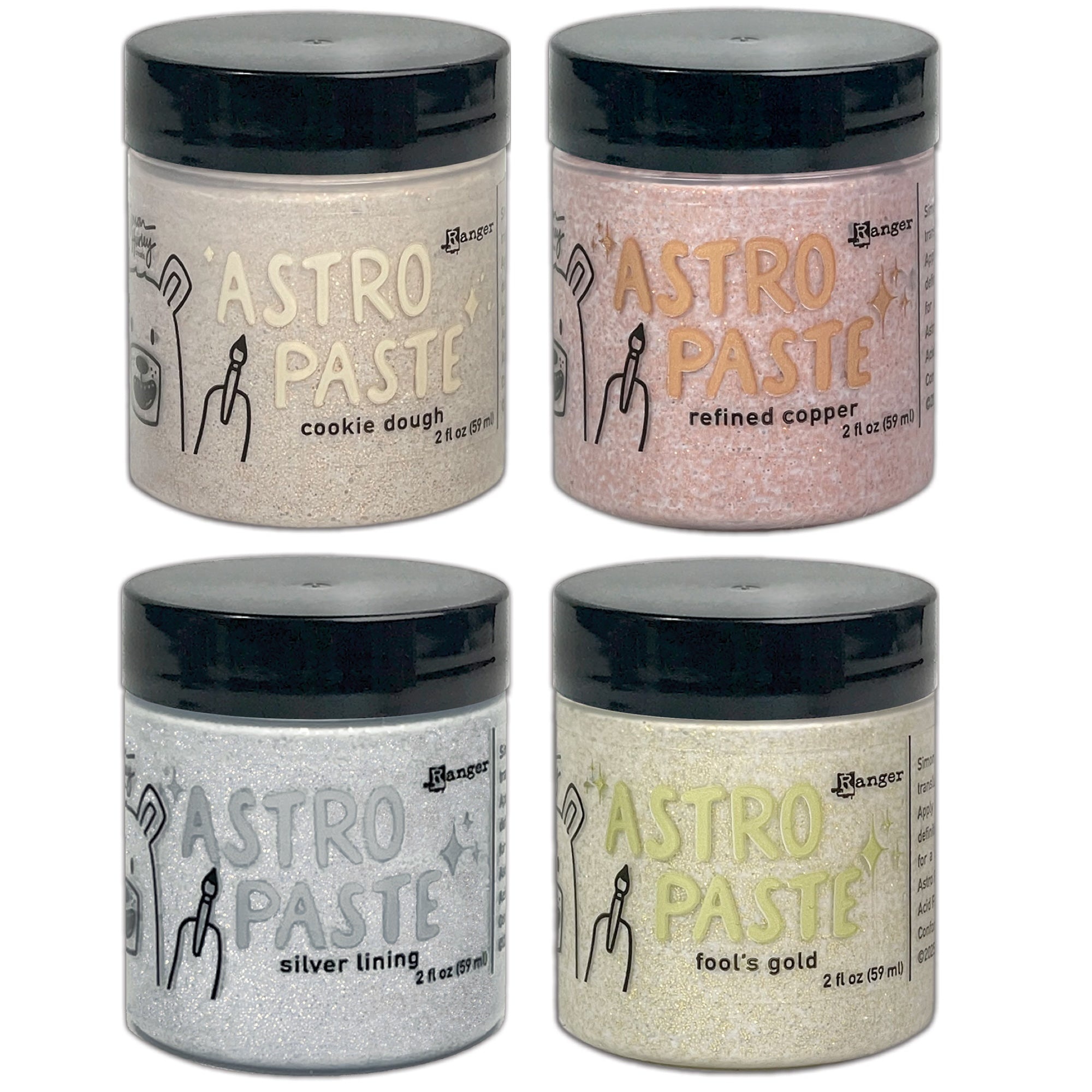 Simon Hurley Create Astro Paste Classic Metallics BUNDLE - Paperpads.nl
