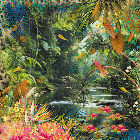 Crafter's Companion Royal Jungle 6x6 Inch Paper Pad (S-RJ-PAD6)