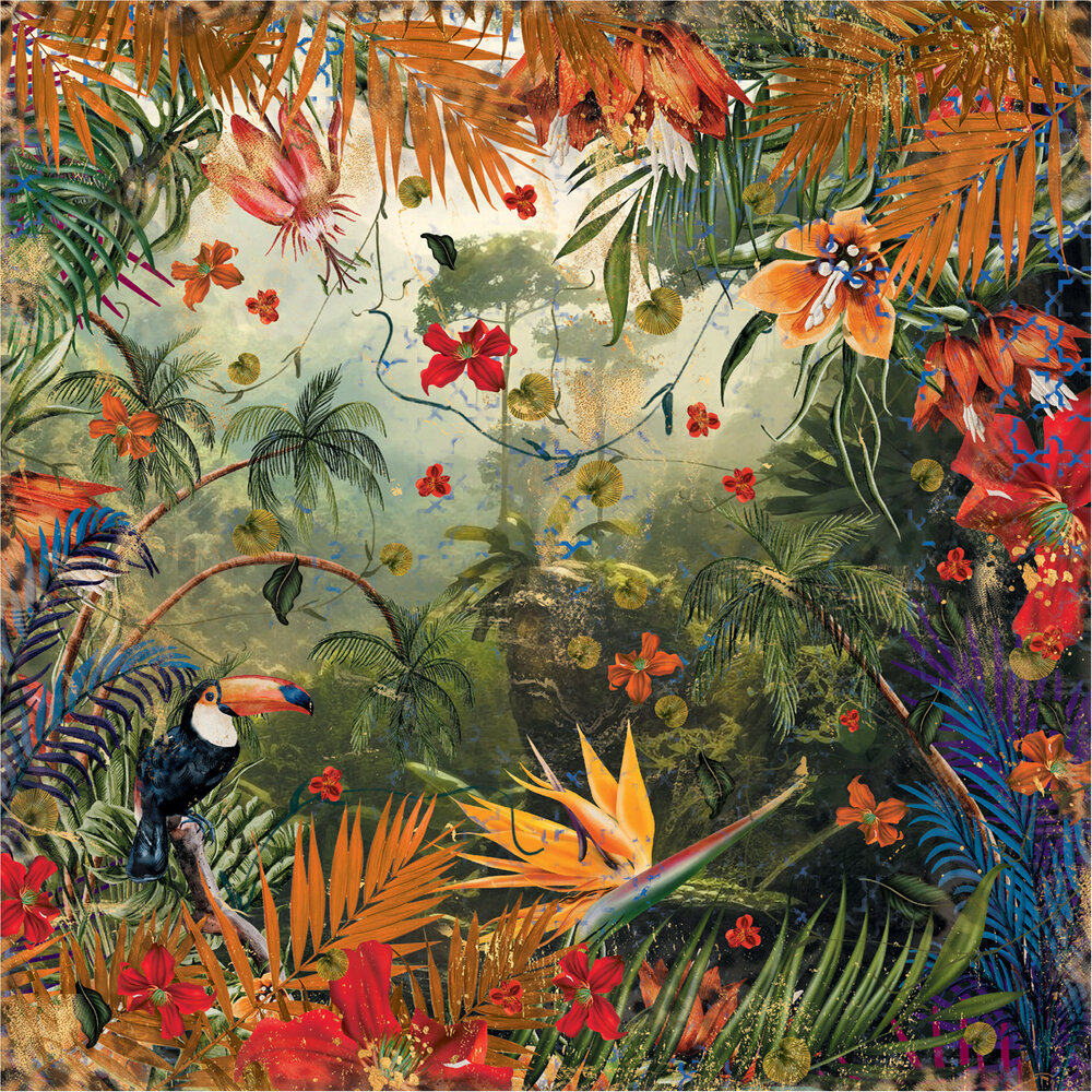 Crafter's Companion Royal Jungle 8x8 Inch Vellum Pad (S-RJ-VELPAD8)