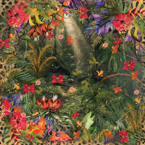 Crafter's Companion Royal Jungle 8x8 Inch Vellum Pad (S-RJ-VELPAD8)