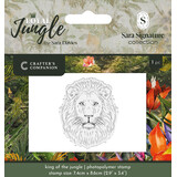 Crafter's Companion Royal Jungle Clear Stamps King of the Jungle (S-RJ-STP-KING)