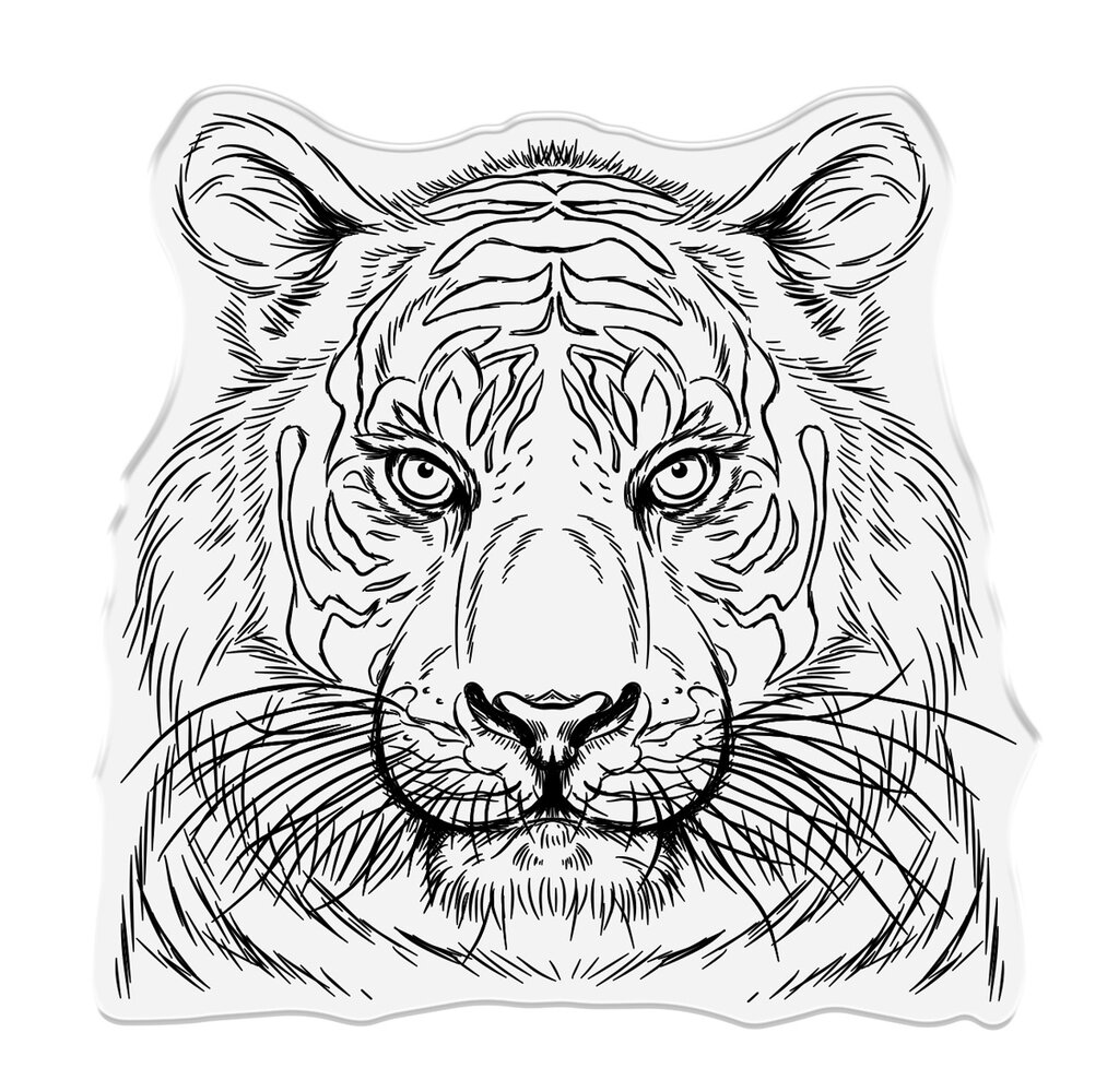 Crafter's Companion Royal Jungle Clear Stamps Regal Tiger (S-RJ-STP-RETI) Crafter's Companion Royal Jungle Clear Stamps Regal Tiger (S-RJ-STP-RETI)