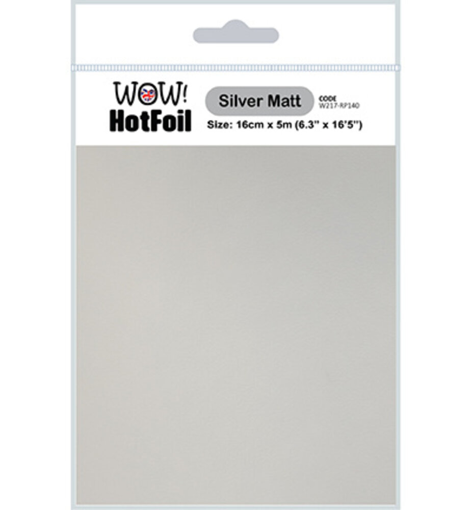 WOW! Silver Matt Hot Foil (W217-RP140)
