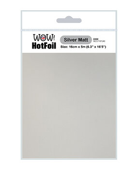 WOW! Silver Matt Hot Foil (W217-RP140)