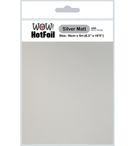 WOW! Silver Matt Hot Foil (W217-RP140)