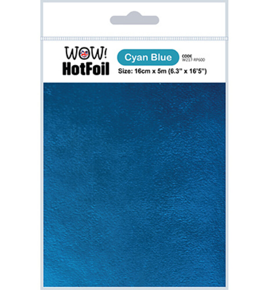 WOW! Cyan Blue Hot Foil (W217-RP600) WOW! Cyan Blue Hot Foil (W217-RP600)