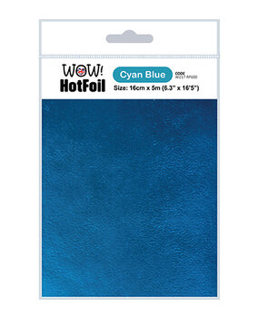 WOW! Cyan Blue Hot Foil (W217-RP600) WOW! Cyan Blue Hot Foil (W217-RP600)