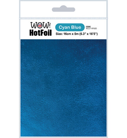 WOW! Cyan Blue Hot Foil (W217-RP600) WOW! Cyan Blue Hot Foil (W217-RP600)