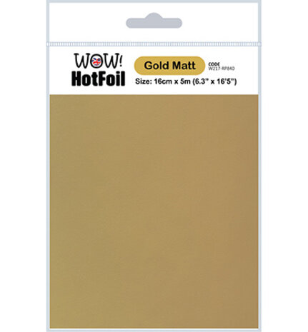 WOW! Gold Matt Hot Foil (W217-RP840)