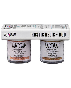WOW! Duo's Rustic Relic Embossing Powder Set (WOWKD002) WOW! Duo's Rustic Relic Embossing Powder Set (WOWKD002)