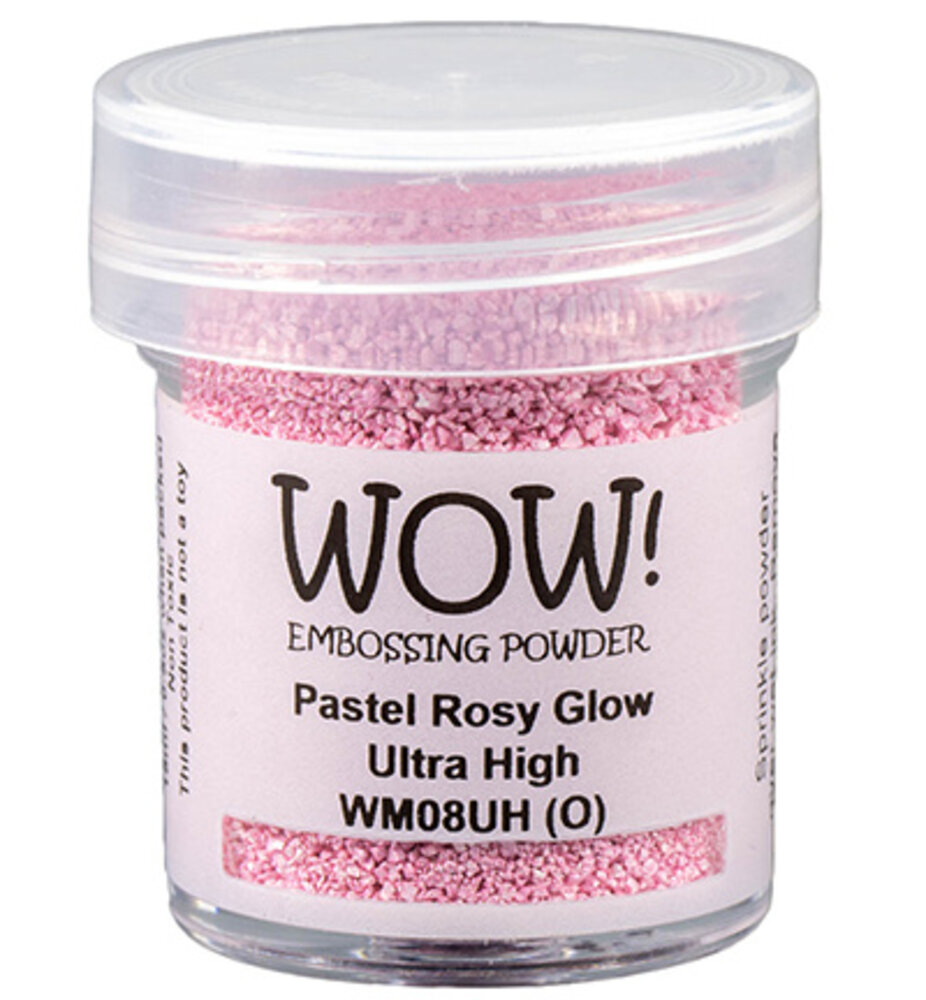 WOW! Pastel Rosy Glow Ultra High Embossing Powder (WM08UH) WOW! Pastel Rosy Glow Ultra High Embossing Powder (WM08UH)