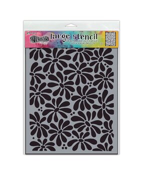 Ranger Dylusions Large Stencil Field of Daisies (DYS87571)