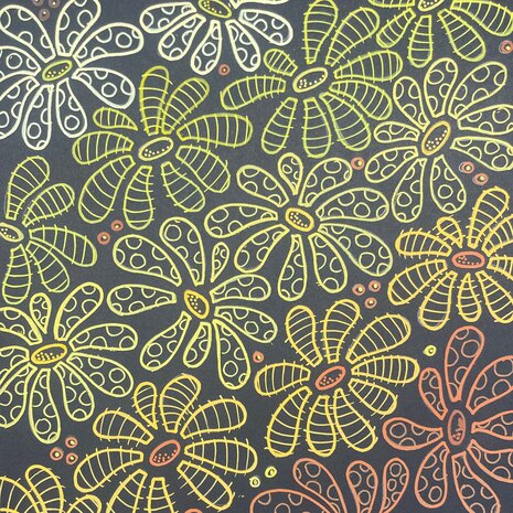 Ranger Dylusions Large Stencil Field of Daisies (DYS87571)