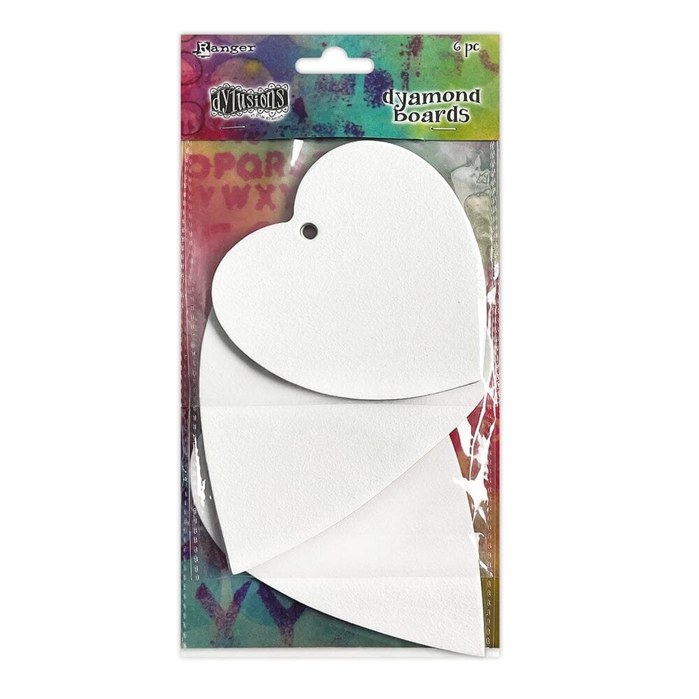 Ranger Dylusions Dyamond Boards Assorted Hearts (DYM86734) Ranger Dylusions Dyamond Boards Assorted Hearts (DYM86734)