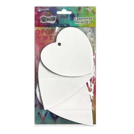 Ranger Dylusions Dyamond Boards Assorted Hearts (DYM86734) Ranger Dylusions Dyamond Boards Assorted Hearts (DYM86734)
