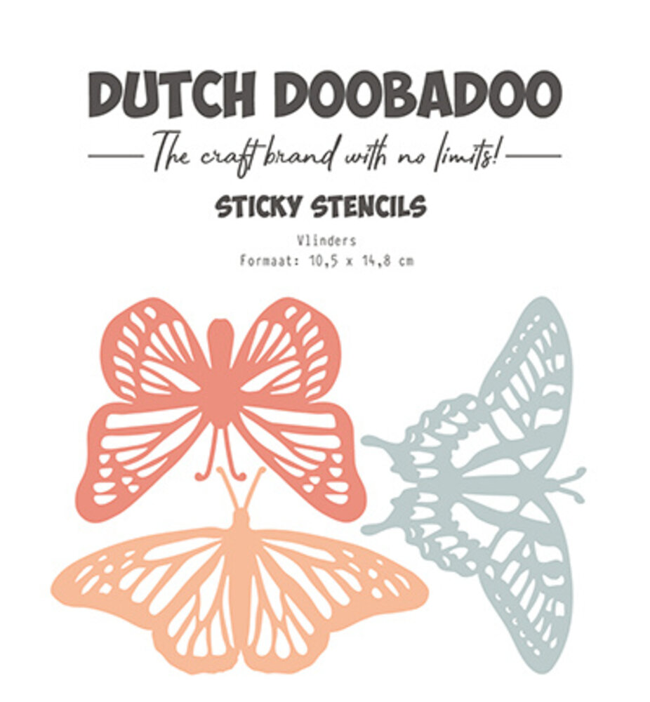 Dutch Doobadoo Dutch Sticky Stencil Butterfly (477.927.002) Dutch Doobadoo Dutch Sticky Stencil Butterfly (477.927.002)