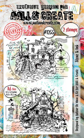 AALL and Create Clear Stamp Set A6 Stone & Ink (AALL-TP-1255)