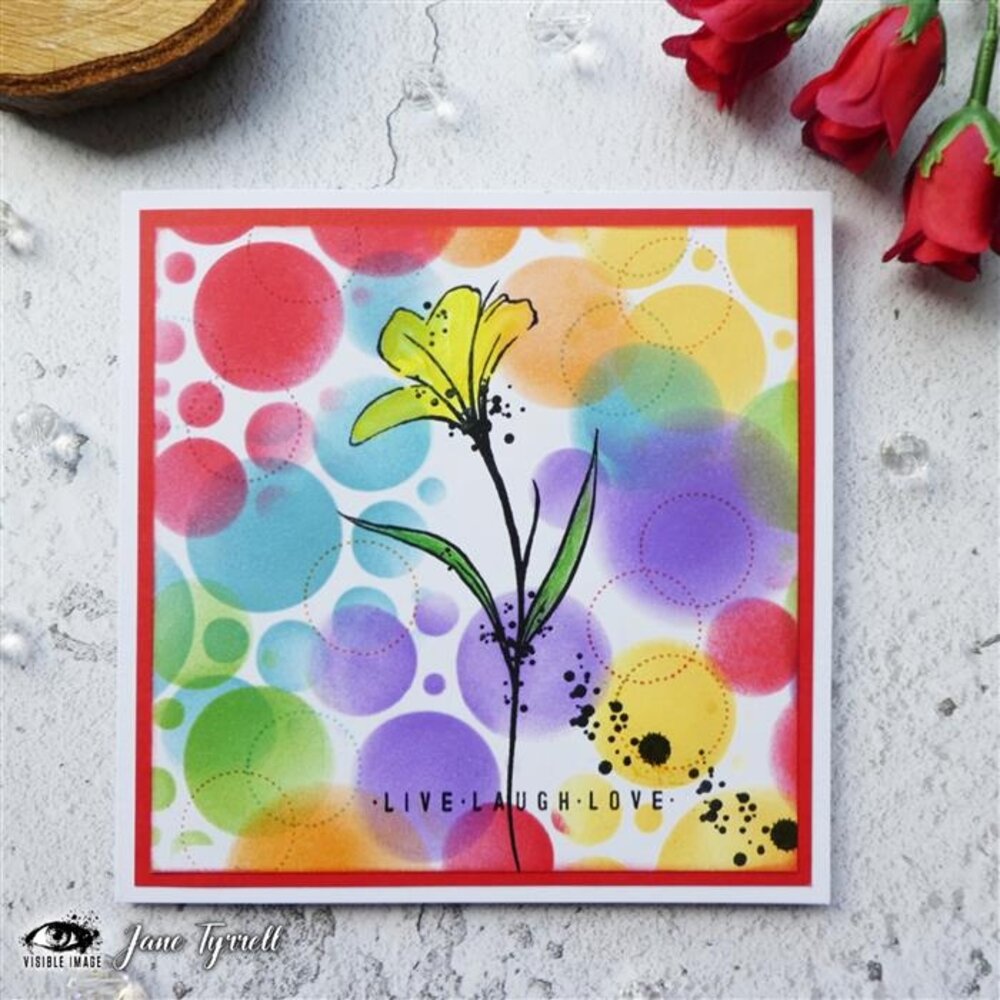 Visible Image Sixty Four 6x6 Inch Stencil (PD9406)