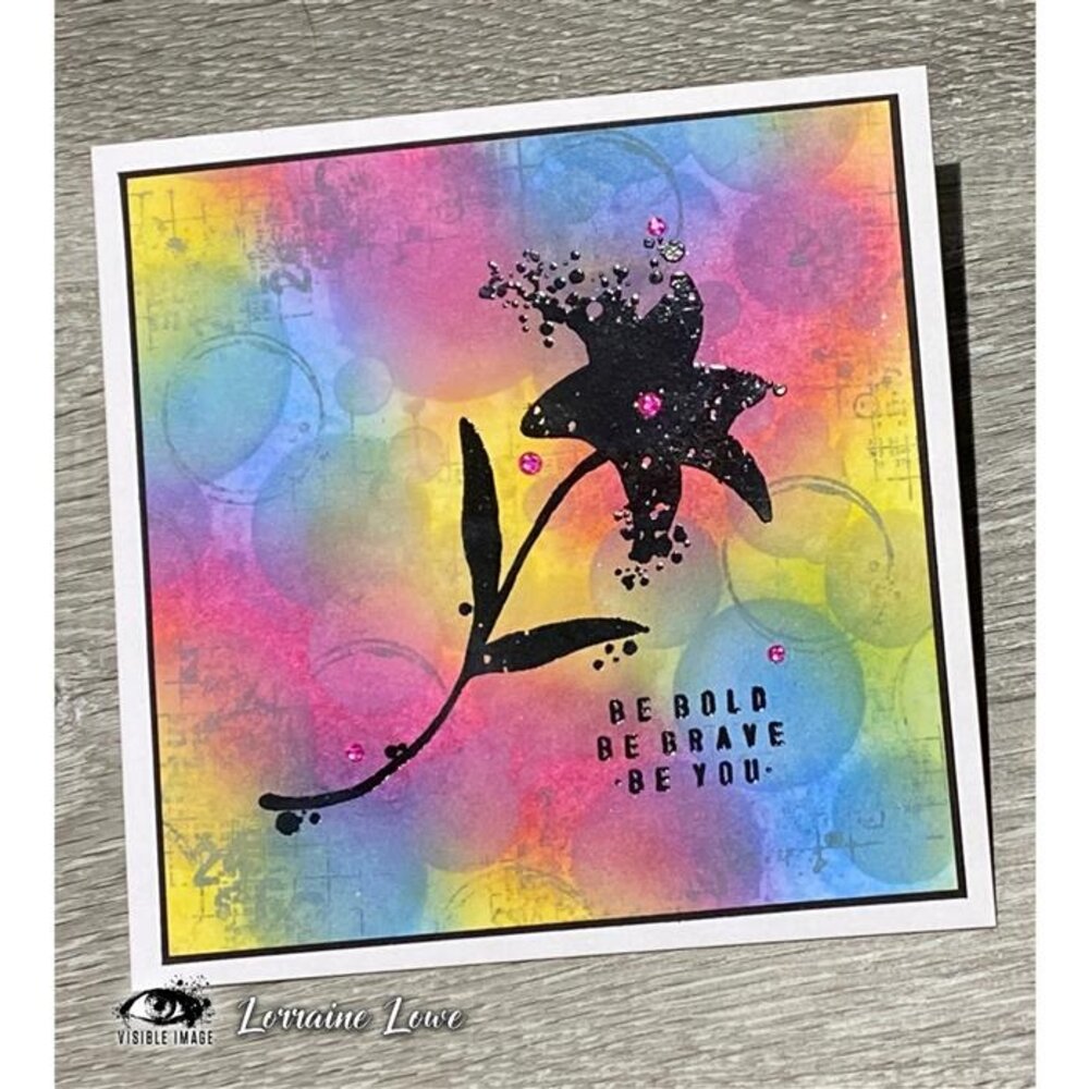 Visible Image Sixty Four 6x6 Inch Stencil (PD9406)