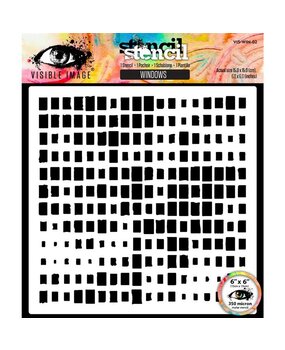 Visible Image Windows 6x6 Inch Stencil (YT9419)