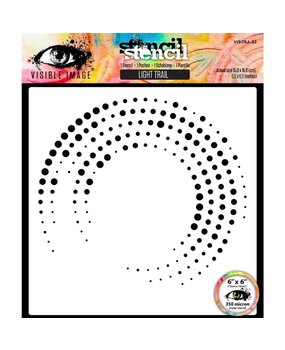 Visible Image Light Trail 6x6 Inch Stencil (VX9484)
