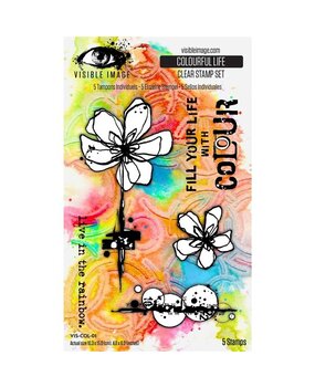 Visible Image Colourful Life A6 Stamp Set (SJ9421)