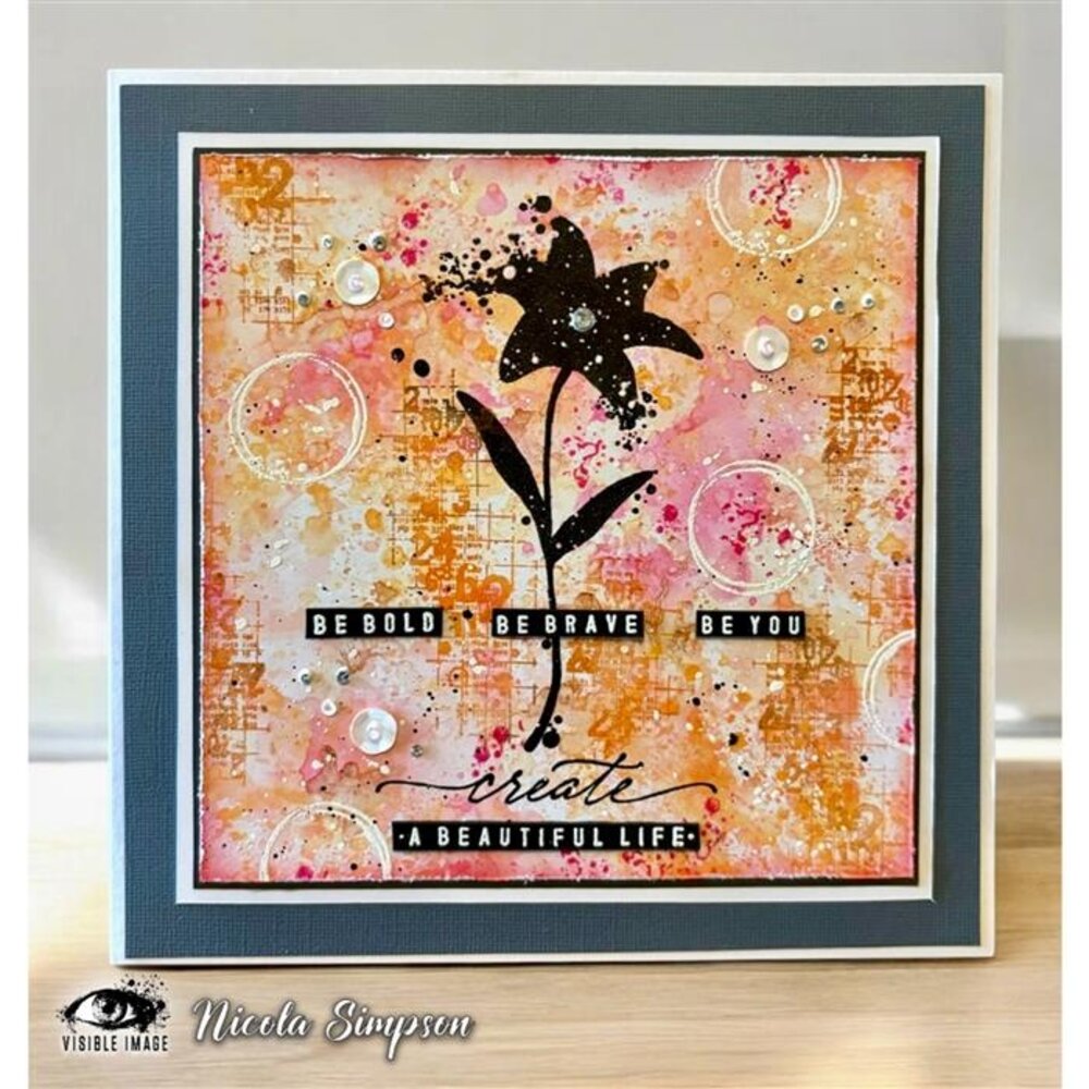 Visible Image Beautiful Life A6 Stamp Set (YJ9447) Visible Image Beautiful Life A6 Stamp Set (YJ9447)