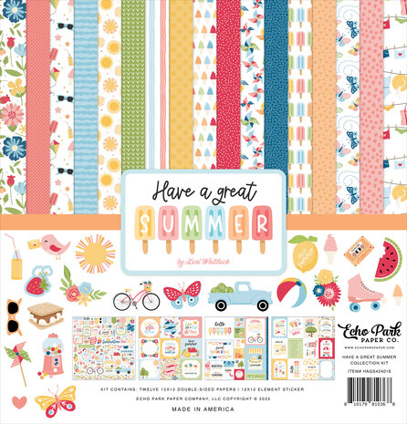 Echo Park Have A Great Summer 12x12 Inch Collection Kit (HAGS424016) Echo Park Have A Great Summer 12x12 Inch Collection Kit (HAGS424016)