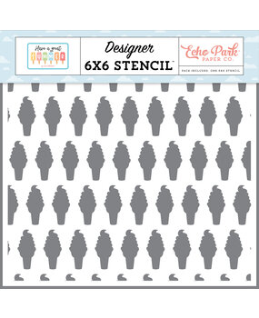 Echo Park Have A Great Summer Stencil Sweet Ice Cream (HAGS424035)