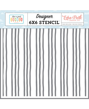 Echo Park Have A Great Summer Stencil Summer Stripes (HAGS424036) Echo Park Have A Great Summer Stencil Summer Stripes (HAGS424036)