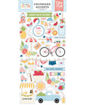 Echo Park Have A Great Summer 6x13 Inch Chipboard Accents (HAGS424021) Echo Park Have A Great Summer 6x13 Inch Chipboard Accents (HAGS424021)