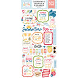 Echo Park Have A Great Summer 6x13 Inch Chipboard Word & Phrases (HAGS424022)