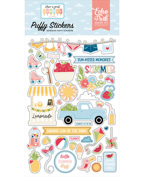 Echo Park Have A Great Summer Puffy Stickers (HAGS424066) Echo Park Have A Great Summer Puffy Stickers (HAGS424066)