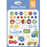 Echo Park Born To Travel Adhesive Brads (BTT425020)