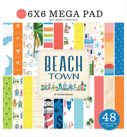 Carta Bella Beach Town 6x6 Inch Mega Pad (CBBT427031) Carta Bella Beach Town 6x6 Inch Mega Pad (CBBT427031)