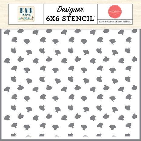 Carta Bella Beach Town Stencil Seashell Scatter (CBBT427036) Carta Bella Beach Town Stencil Seashell Scatter (CBBT427036)