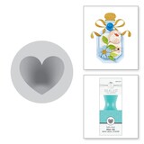 Spellbinders Puffy Heart Mini 3D Wax Seal Stamp (WSM-001)