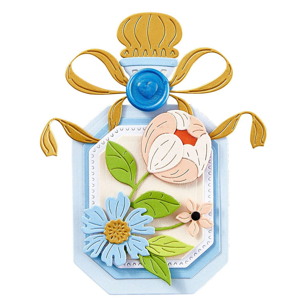 Spellbinders Puffy Heart Mini 3D Wax Seal Stamp (WSM-001)