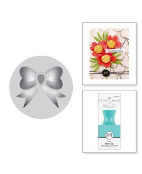 Spellbinders Bow Mini 3D Wax Seal Stamp (WSM-002) Spellbinders Bow Mini 3D Wax Seal Stamp (WSM-002)