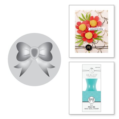 Spellbinders Bow Mini 3D Wax Seal Stamp (WSM-002) Spellbinders Bow Mini 3D Wax Seal Stamp (WSM-002)