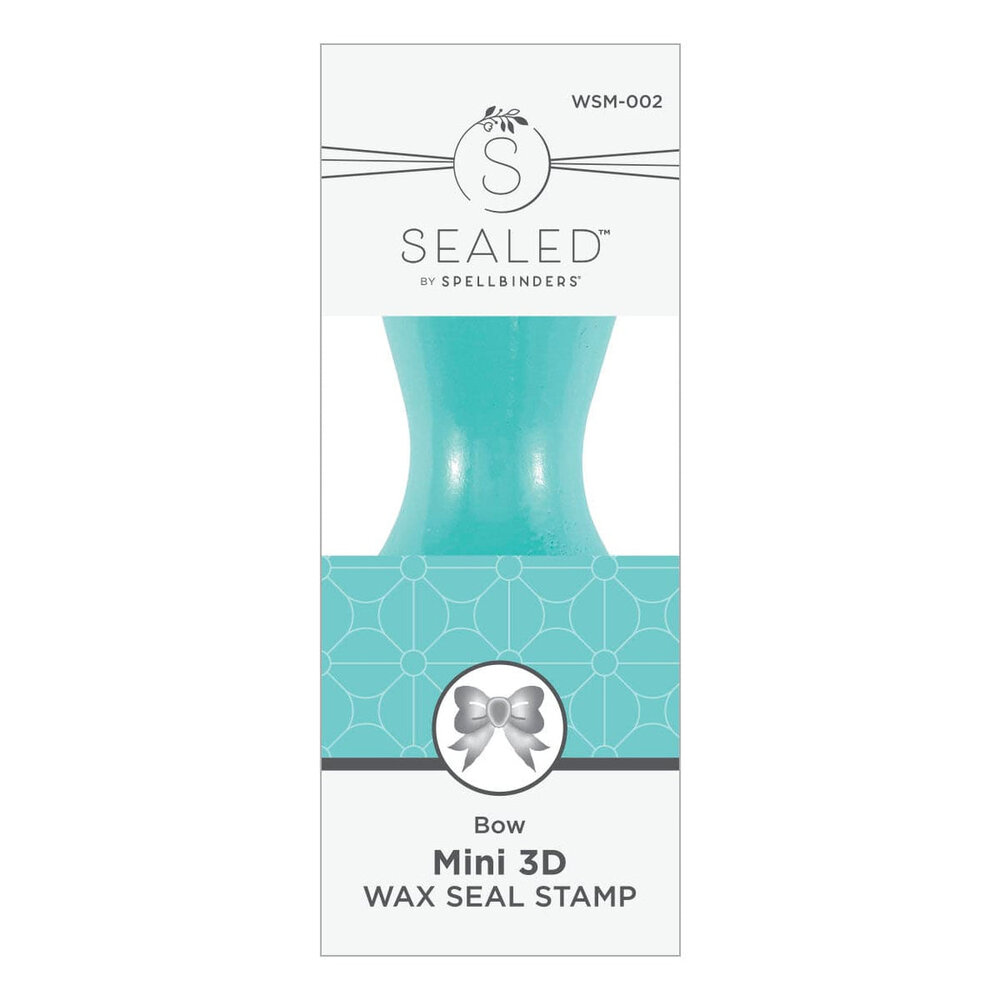 Spellbinders Bow Mini 3D Wax Seal Stamp (WSM-002) Spellbinders Bow Mini 3D Wax Seal Stamp (WSM-002)
