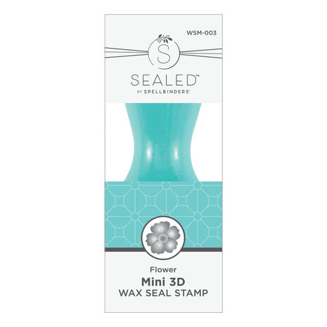 Spellbinders Flower Mini 3D Wax Seal Stamp (WSM-003) Spellbinders Flower Mini 3D Wax Seal Stamp (WSM-003)